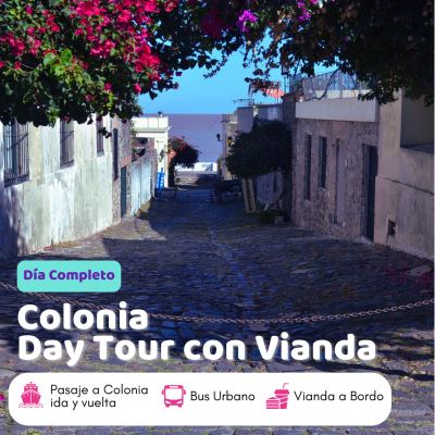 Excursión Día Completo - Colonia Del Sacramento - Day Tour Vianda A Bordo