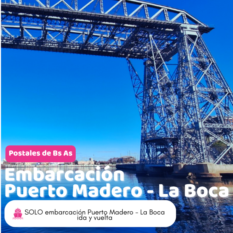 Embarcación De Puerto Madero A La Boca