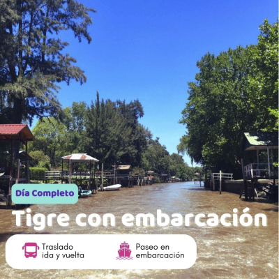 Excursión De Día Completo -Tigre Con Embarcación