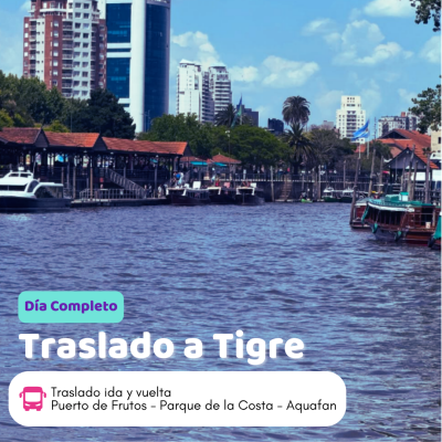 Excursion De Dia Completo - Traslado A Tigre - Puerto De Frutos - Parque De La Costa